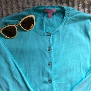 Aqua Lilly Cardigan